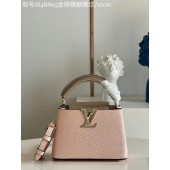 Imitation Louis Vuitton CAPUCINES MINI M59268 light pink JK5953Dl40