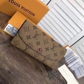 Imitation Louis Vuitton Monogram Canvas EMILIE WALLET M60697 Purple JK539RC38