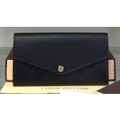 Imitation Louis Vuitton Monogram Empreinte Josephine Wallet M61003 Black JK664uq94