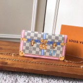 Imitation Louis Vuitton Pochette Weekend original Damier Azur Canvas N60108 JK1951Za30