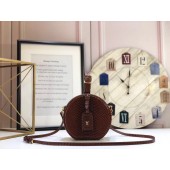 Imitation Louis Vuitton Snake skin PETITE BOITE CHAPEAU M43510 brown JK1970SU87