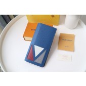 Knockoff Louis Vuitton BRAZZA WALLET M30791 blue JK45vf92