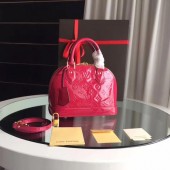 Knockoff Louis Vuitton Monogram Vernis Alma BB M91606 Rose JK2197tU76