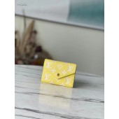 Knockoff Louis Vuitton VICTORINE WALLET M81428 Lemon Curd Yellow JK13iV87