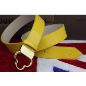 Louis Vuitton Belt LV2898 Yellow JK2828Zw99