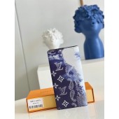 Louis Vuitton BRAZZA WALLET M81405 blue JK04Rk60