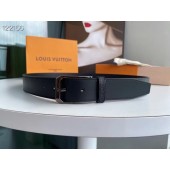 Louis Vuitton calf leather 35MM BELT MP312V JK2716vj67