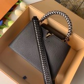 Louis Vuitton CAPUCINES BB M55236 black JK1080KX22