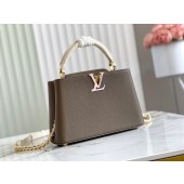 Louis Vuitton CAPUCINES BB M57227 Smokey Brown Green JK5865fj51