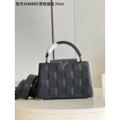 Louis Vuitton CAPUCINES PM M48865 black JK110Yv36