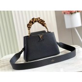 Louis Vuitton CAPUCINES PM M48865 black JK80va68