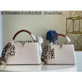 Louis Vuitton CAPUCINES PM M48865 white JK283xh67