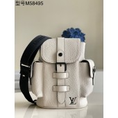 Louis Vuitton Christopher XS Backpack Taurillon Leather M58495 White JK321lk46