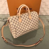 Louis Vuitton Damier Azur Canvas SPEEDY BANDOULIERE 30 N41373 JK2181Ag46