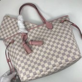 Louis Vuitton Damier Azur Original NEVERFULL N44363 JK1428Is53