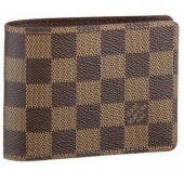 Louis Vuitton Damier Canvas Multiple Wallet N60895 Ebene JK714fc78