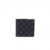 Louis Vuitton Damier Graphite Canvas Marco Wallet N62664 JK727CI68