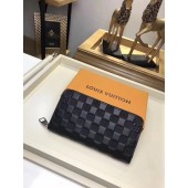 Louis Vuitton Damier Infini Leather Zippy Wallet N60015 JK481lk46