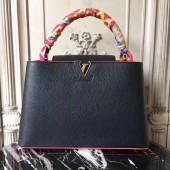 Louis Vuitton Elegant Capucines Bags MM M41813 Black JK2170Yo25