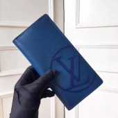 Louis Vuitton EPI leather Wallet 63511 blue JK1938Zw99
