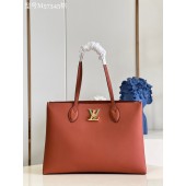 Louis vuitton LOCKME SHOPPER M58927 Chataigne Brown JK5884iZ66