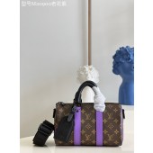 Louis Vuitton Monogram Canvas KEEPALL BANDOULIERE 25 M20900 purple JK5652EW67