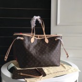 Louis Vuitton Monogram Canvas Original NEVERFULL GM M40990 apricot JK1892xa43