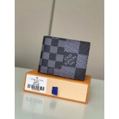 Louis vuitton Monogram Canvas Wallet N60434 grey JK164gE29