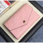 Louis Vuitton Monogram Empreinte COMPACT CURIEUSE WALLET M60568 Pink JK593yj81