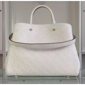 Louis Vuitton Monogram Empreinte MONTAIGNE GM Bag M41069 White JK2444Gm74