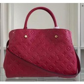 Louis Vuitton Monogram Empreinte MONTAIGNE MM Bag M50668 Red JK2433nE34