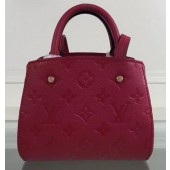 Louis Vuitton Monogram Empreinte NANO MONTAIGNE Bag M50865 Red JK2425uZ84