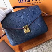 Louis Vuitton Monogram Empreinte POCHETTE METIS M41488 Blue JK2285oK58