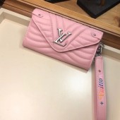 LOUIS VUITTON NEW WAVE LONG WALLET M63298 pink JK354vX95