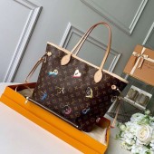 Louis Vuitton Original Monogram Canvas NEVERFULL MM M44364 JK1486Zr53