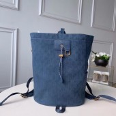 Louis vuitton original Monogram Denim CHALK M44617 blue JK1189sY95