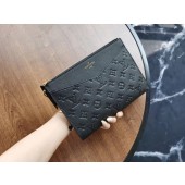 Louis Vuitton Original Monogram Empreinte Clutch bag MELANIE M68705 black JK859SS41