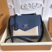 Louis vuitton original MY LOCKME M54849 blue&white JK1552TP23