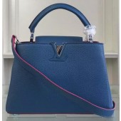 Louis Vuitton Original Taurillon Leather CAPUCINES BB Bag M90294 Blue JK2420fj51