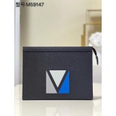 Louis Vuitton POCHETTE VOYAGE M59147 black JK91Mn81