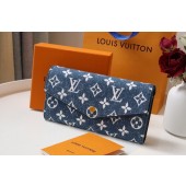 Louis Vuitton SARAH WALLET M81183 Navy Blue JK30uZ84