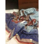 Louis Vuitton Scarf Cashmere LV110 Blue Scarf JK3805hk64