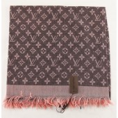 Louis Vuitton Scarves Cotton LV6723G Black&Pink JK3827EW67