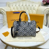 Louis Vuitton SINCE 1854 SPEEDY BANDOULIERE 25 M45769 Gray JK194vX95