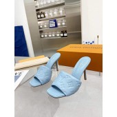 Louis Vuitton slipper 25192-4 Heel 9.5CM JK1928Yr55