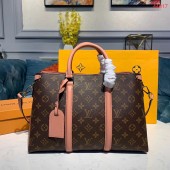 Louis Vuitton SOUFFLOT Medium bag M44817 pink JK933Il41