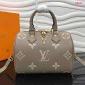 Louis Vuitton SPEEDY BANDOULIERE 25 M58947 grey JK262ea89