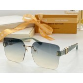 Louis Vuitton Sunglasses Top Quality LVS00318 JK5061Lp50