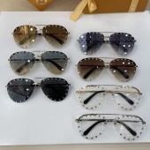 Louis Vuitton Sunglasses Top Quality LVS01389 Sunglasses JK3995Gh26