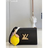 Louis Vuitton TWIST MM M20681 black JK5639gE29